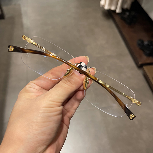 クロムハーツフレームレスパンチ狭額縁ミラー