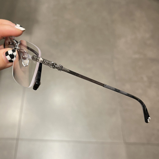 クロムハーツフレームレスパンチ狭額縁ミラー