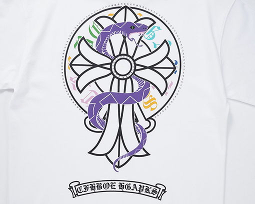 クロムハーツプリント半袖Tシャツ
