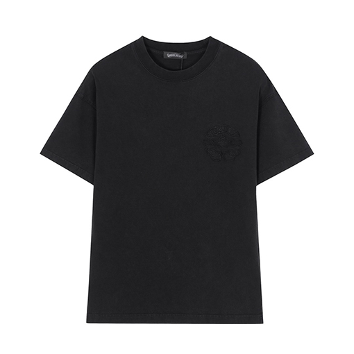 クロムハーツコピー新しい刺繍ハードウェア半袖Tシャツ
