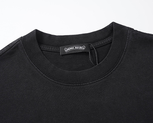 クロムハーツコピー新しい刺繍ハードウェア半袖Tシャツ