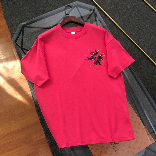クロムハーツ刺繍落書きプリント半袖Tシャツ