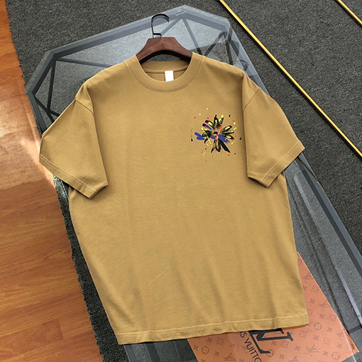 クロムハーツ刺繍落書きプリント半袖Tシャツ