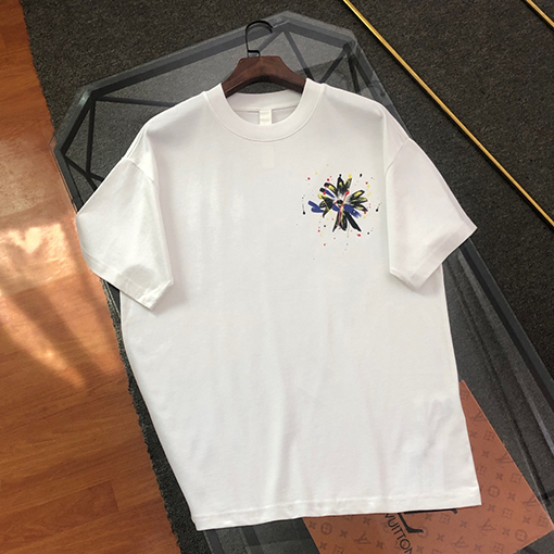 クロムハーツ刺繍落書きプリント半袖Tシャツ