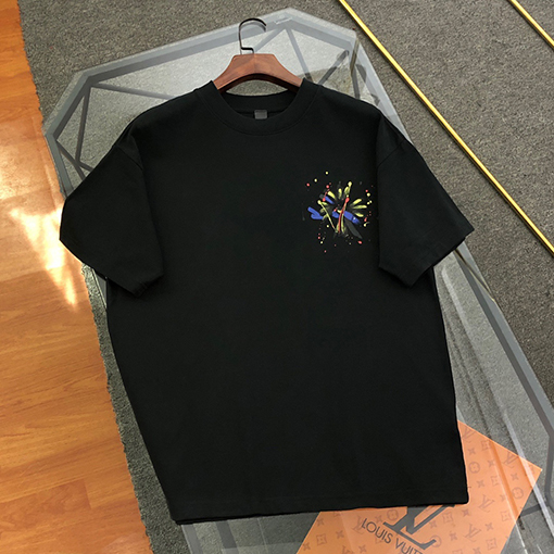 クロムハーツ刺繍落書きプリント半袖Tシャツ