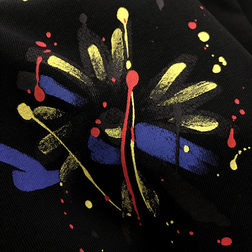クロムハーツ刺繍落書きプリント半袖Tシャツ
