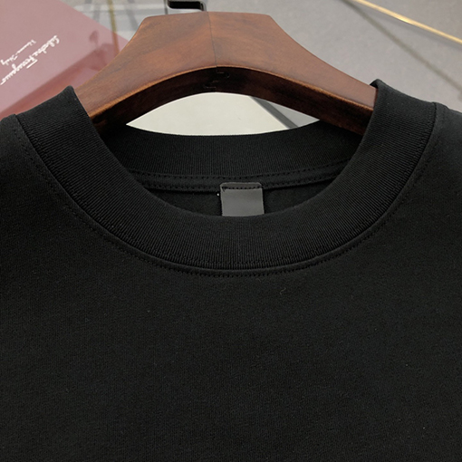 クロムハーツ皮貼り刺繍半袖tシャツ