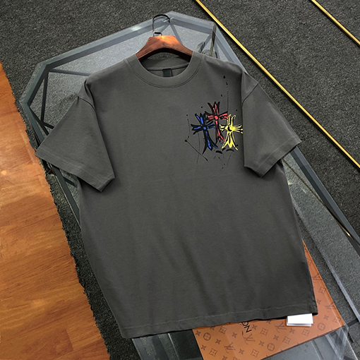 クロムハーツ新しい落書きプリント半袖tシャツ