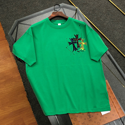 クロムハーツ新しい落書きプリント半袖tシャツ