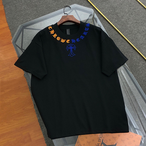 クロムハーツ落書きプリント半袖Tシャツ