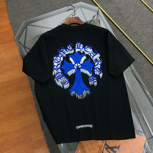 クロムハーツ落書きプリント半袖Tシャツ