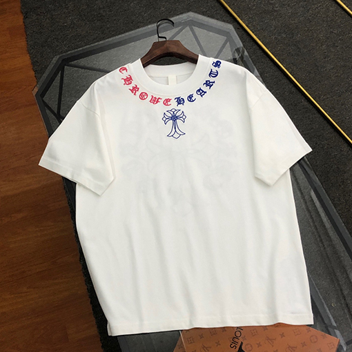 クロムハーツ落書きプリント半袖Tシャツ