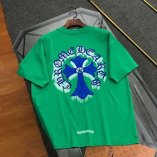 クロムハーツ落書きプリント半袖Tシャツ