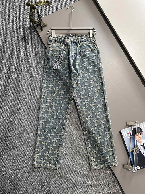 クロムハーツコピークラシックジーンズストレートパンツ