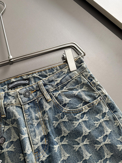 クロムハーツコピークラシックジーンズストレートパンツ