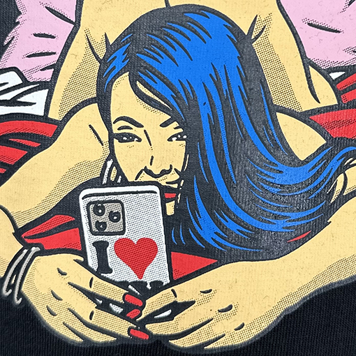 シュプリームコピー SUPREME SS25 BEDROOM ベッドルーム漫画の女の子Tシャツ