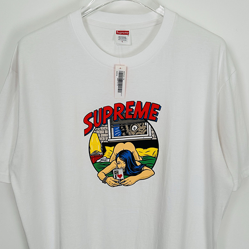シュプリームコピー SUPREME SS25 BEDROOM ベッドルーム漫画の女の子Tシャツ