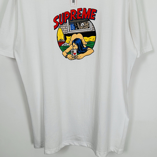 シュプリームコピー SUPREME SS25 BEDROOM ベッドルーム漫画の女の子Tシャツ