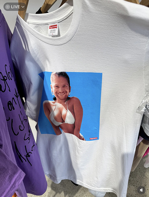 シュプリームコピー SS25 SUPREME SS25XAphex Twin WindowlickerTシャツ
