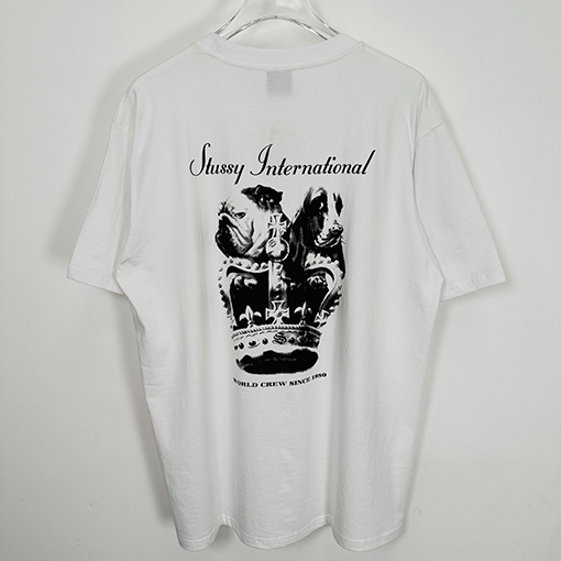 ステューシーコピーSTUSSY SS25 DOG CROWN  Tシャツ