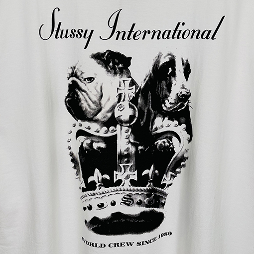 ステューシーコピーSTUSSY SS25 DOG CROWN  Tシャツ