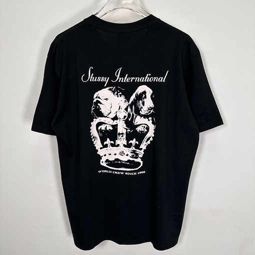 ステューシーコピーSTUSSY SS25 DOG CROWN  Tシャツ