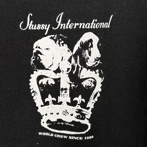 ステューシーコピーSTUSSY SS25 DOG CROWN  Tシャツ