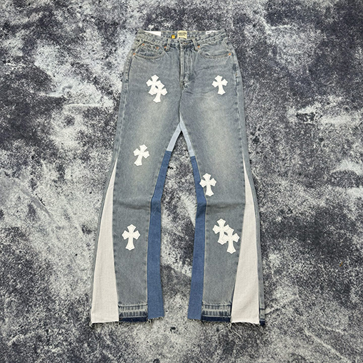 クロムハーツGALLERY DEPTXChrome hearts ルーズウォッシュフレアジーンズ
