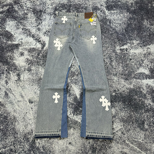 クロムハーツGALLERY DEPTXChrome hearts ルーズウォッシュフレアジーンズ