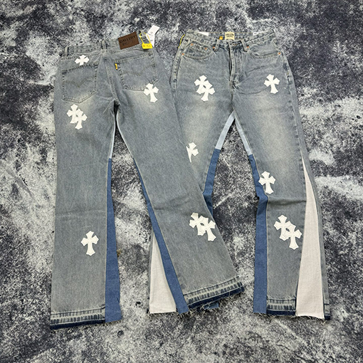 クロムハーツGALLERY DEPTXChrome hearts ルーズウォッシュフレアジーンズ