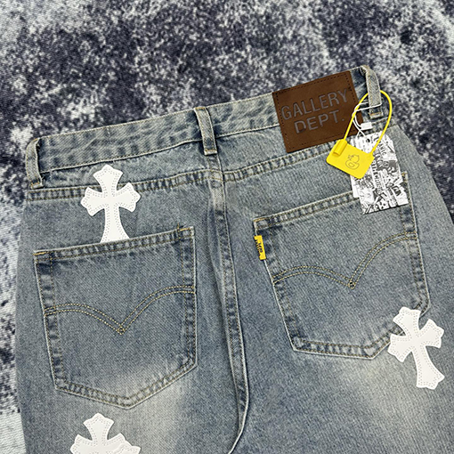 クロムハーツGALLERY DEPTXChrome hearts ルーズウォッシュフレアジーンズ