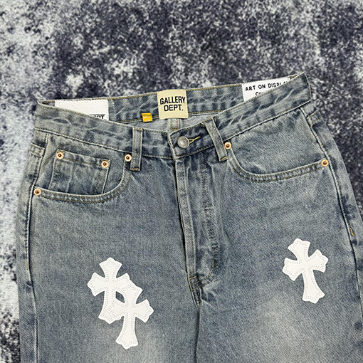 クロムハーツGALLERY DEPTXChrome hearts ルーズウォッシュフレアジーンズ
