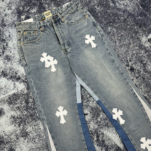 クロムハーツGALLERY DEPTXChrome hearts ルーズウォッシュフレアジーンズ