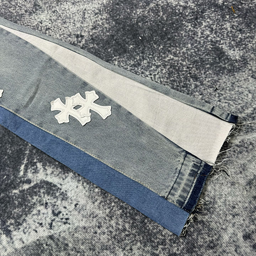 クロムハーツGALLERY DEPTXChrome hearts ルーズウォッシュフレアジーンズ