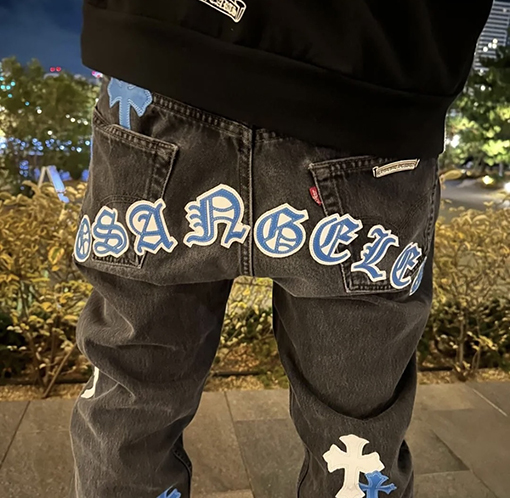クロムハーツシティリミテッドコレクションサンスクリットクロスデニム