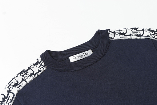 ディオールスーパーコピー新しいウェビングラウンドネックTシャツ