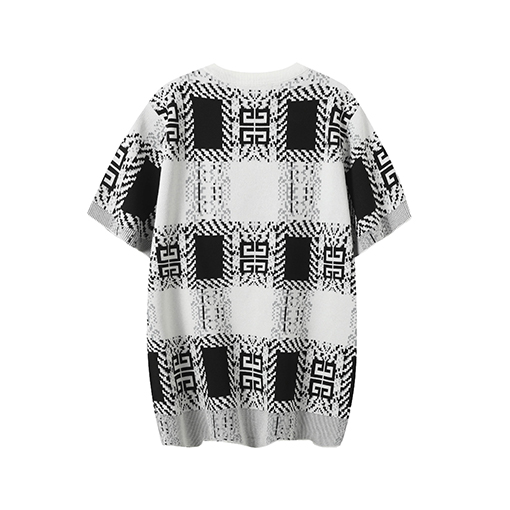 ジバンシイ25ssフルプリントジャカードラウンドネックセーターTシャツ