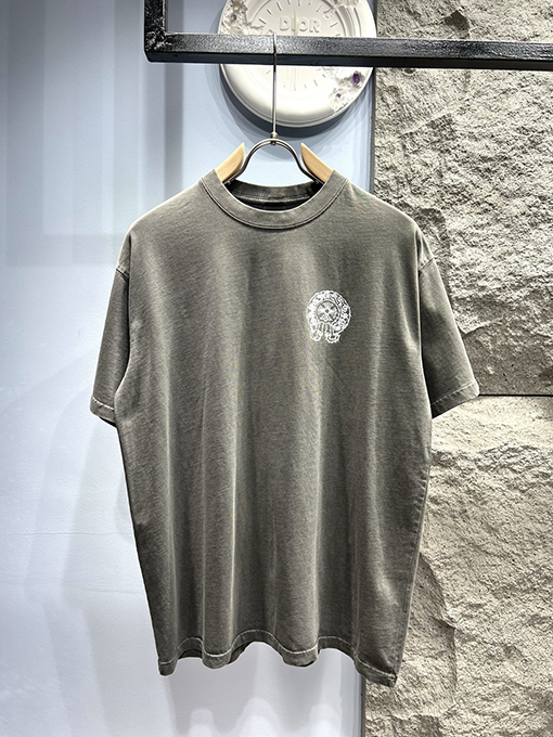 クロムハーツ新しい馬蹄花マーク半袖Tシャツ
