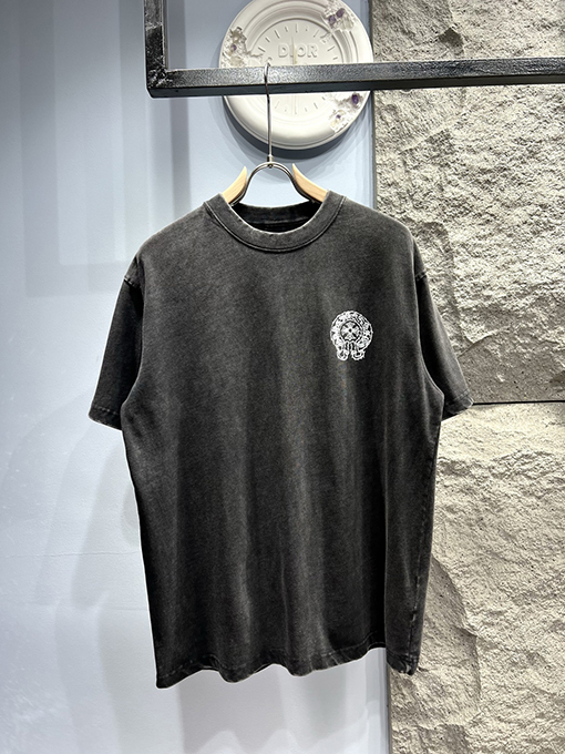 クロムハーツ新しい馬蹄花マーク半袖Tシャツ
