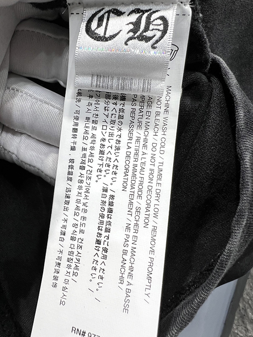 クロムハーツ新しい馬蹄花マーク半袖Tシャツ