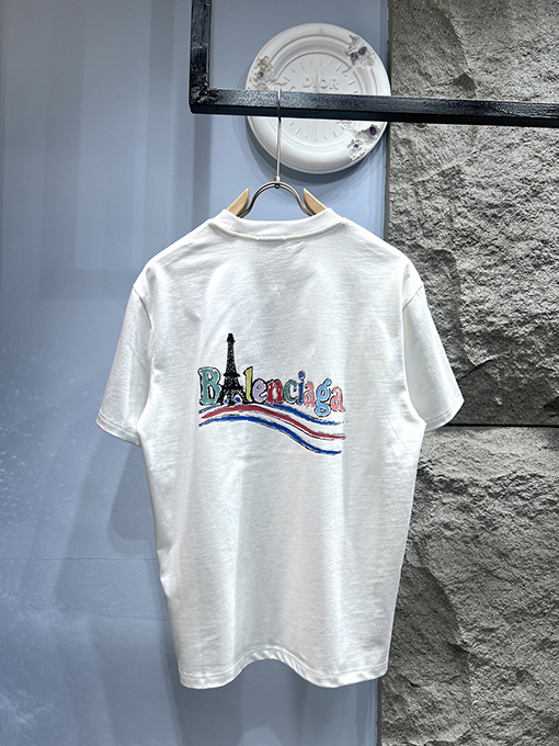 バレンシアガ新しいウェーブコーラシリーズ半袖Tシャツ