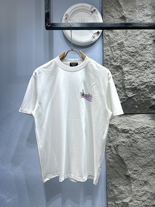 バレンシアガ新しいウェーブコーラシリーズ半袖Tシャツ