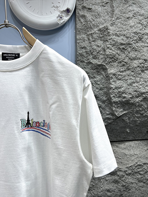 バレンシアガ新しいウェーブコーラシリーズ半袖Tシャツ