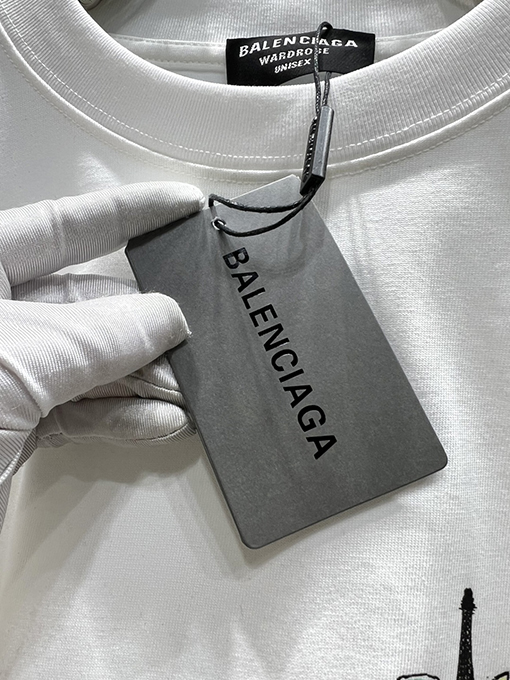 バレンシアガ新しいウェーブコーラシリーズ半袖Tシャツ