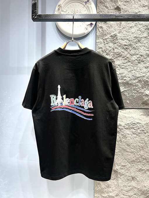 バレンシアガ新しいウェーブコーラシリーズ半袖Tシャツ