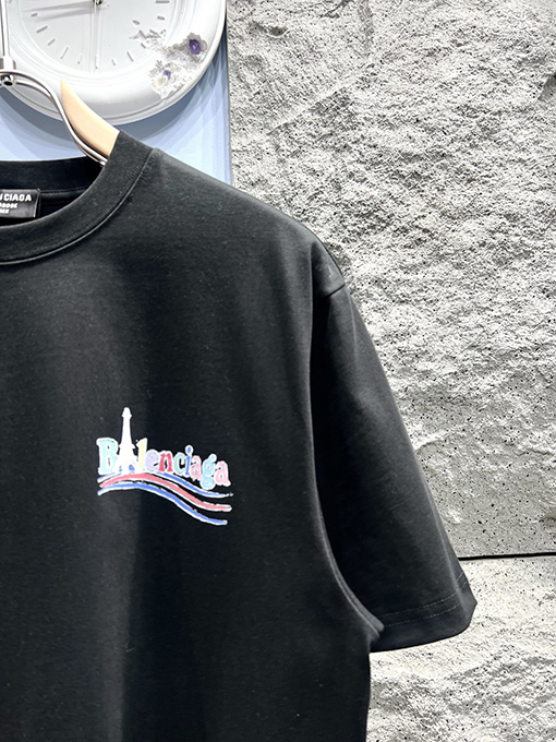 バレンシアガ新しいウェーブコーラシリーズ半袖Tシャツ