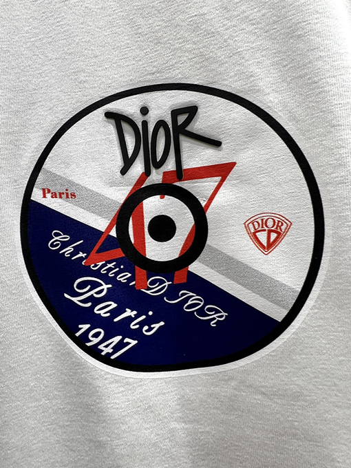 ディオール新しいディスク半袖Tシャツ