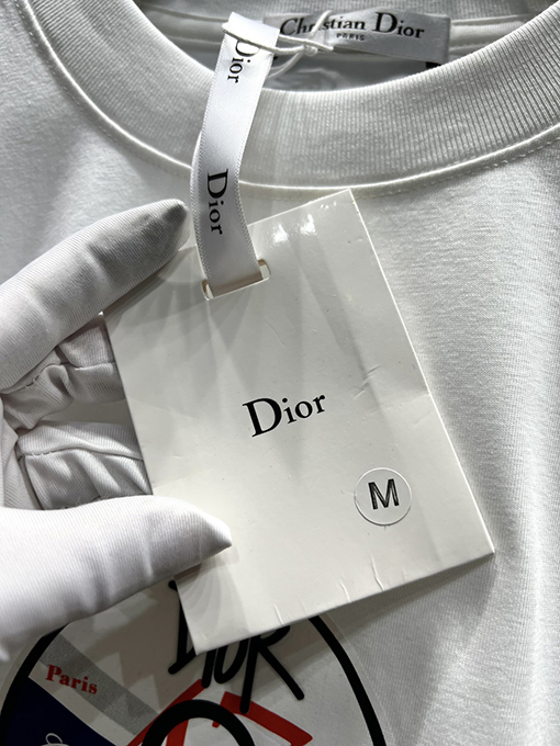 ディオール新しいディスク半袖Tシャツ
