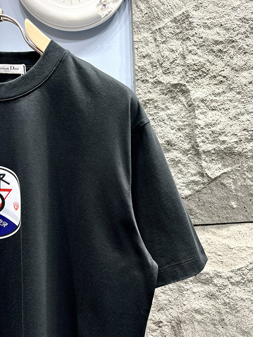 ディオール新しいディスク半袖Tシャツ
