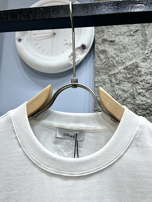 ロエベコピー新しいコラボレーションシリーズ月のウサギの半袖Tシャツ